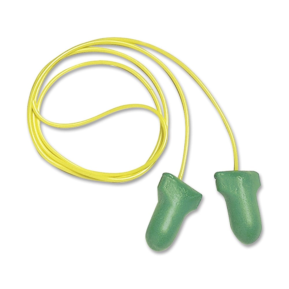 Sperian Low Pressure Foam Ear Plugs, Green/Yellow, Box Of 100 (Min Order Qty 2) MPN:LPF30