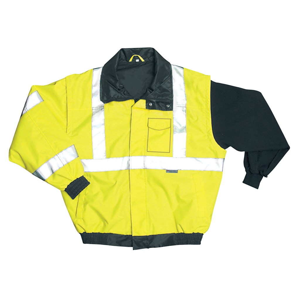 OccuNomix Polyester Bomber Jacket, 2X, Orange MPN:LUX-TJBJ-O2X
