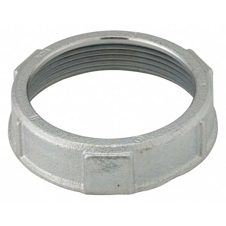IMC Grounding Connector, 3 in, Threaded, Iron, Zinc Plated MPN:1112