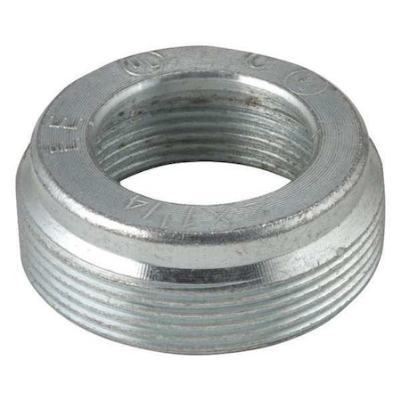IMC Bushing, 1-1/4 in x 1/2 in, Threaded, Steel, Zinc Plated, Gray MPN:1145