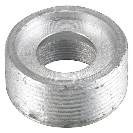 IMC Bushing, 1-1/4 in x 2-1/2 in, Threaded, Iron, Zinc Plated, Red MPN:1160