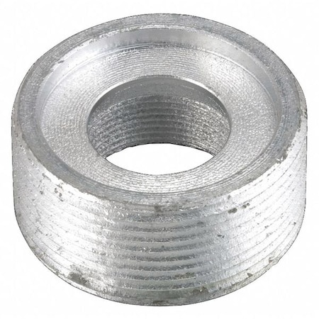 IMC Bushing, 2 in x 2-1/2 in, Threaded, Iron, Zinc Plated, Red MPN:1162