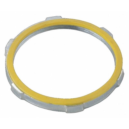 IMC Locknut, 4 in, Threaded, Steel, Zinc Plated MPN:1211