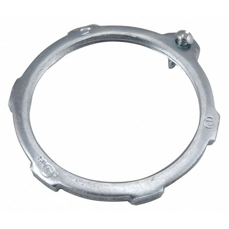 Conduit Fitting Locknut, 3-1/2 in, Steel, Zinc Plated MPN:1254
