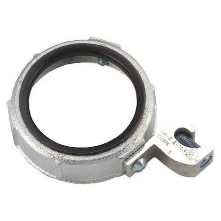 IMC Bushing, 1/2 in, Threaded, Iron, Plain, Gray MPN:1262DC