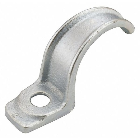 Strap, Conduit; Pipe Use, 4 in, Malleable Iron, Electro-Plated MPN:1316