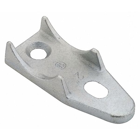 Clamp, Conduit; EMT; Pipe Use, 2 in, Malleable Iron, Plain MPN:1348
