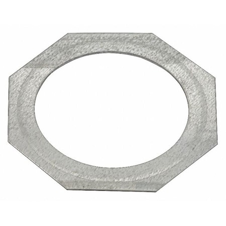 Conduit Fitting Reducing Washer, 4 in x 3 in, Steel, Zinc Plated, Red MPN:1394