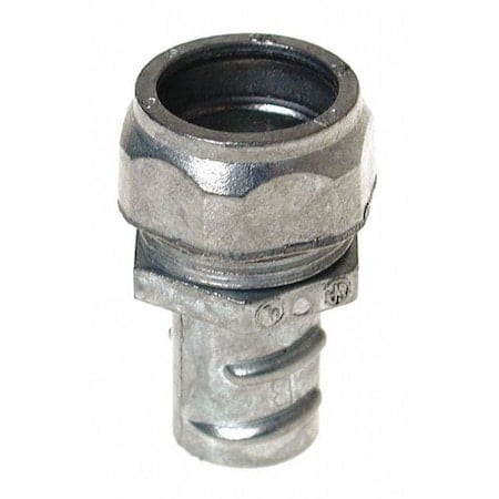 EMT Coupling, 1 in, Compression, Die Cast Zinc, Zinc Plated MPN:1484