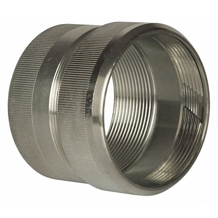 Conduit Fitting Coupling, 3-1/2 in, Compression, Electro Zinc Plated MPN:1534RAC