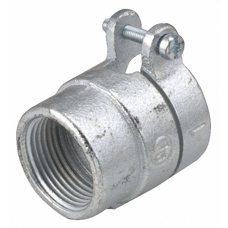IMC Coupling, 1/2 in, Malleable Iron, Electro Zinc Plated MPN:1552