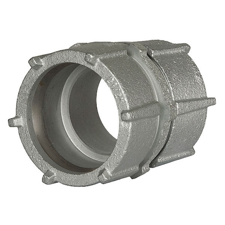 IMC Coupling, 3-1/2 in, Compression, Steel, Zinc Plated, Gray MPN:1834