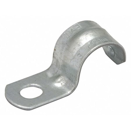 One Hole Strap, Conduit; EMT; Pipe Use, 1-1/4 in, Steel, Galvanized MPN:2085