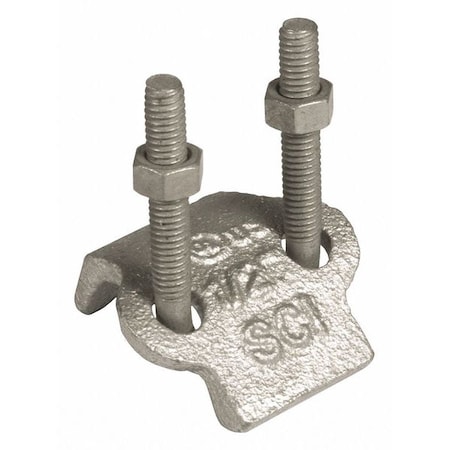 Clamp, Conduit Use, 3/4 in, Malleable Iron, Galvanized MPN:2353RC