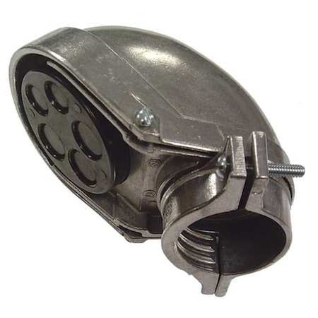 EMT/IMC Cap, 1 in, Snap-On, Aluminum, Plain, Natural MPN:2404