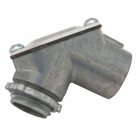IMC Connector, 3/4 in, Threaded, Zinc, Zinc Plated, Silver MPN:2663
