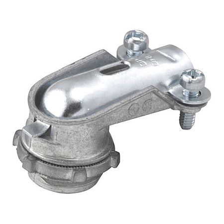 Rigid 90 Deg Elbow, 3/8 in, Push-On, Zinc Alloy, Electro Zinc Plated, Gray MPN:2691