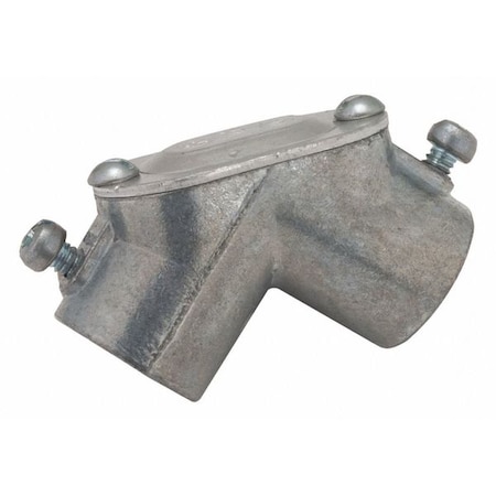 EMT Grounding Connector, 3/4 in, Die Cast Zinc, Zinc Plated MPN:2753
