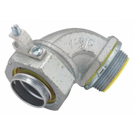 Liquidtight Conn, Ground Lug, 90 deg., 3