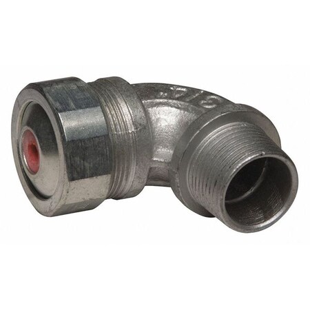 Conduit Fitting Cordgrip, 3/4 in, Liquid-Tight, Malleable Iron, Electro Zinc Plated, Red MPN:3795-0