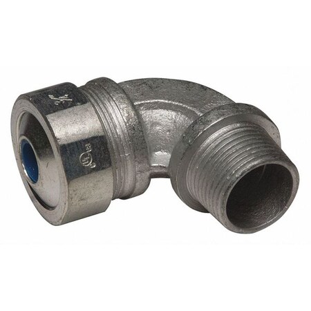 Conduit Fitting Cordgrip, 3/4 in, Liquid-Tight, Malleable Iron, Zinc Plated, Blue MPN:3795-2
