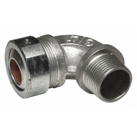 Conduit Fitting Cordgrip, 3/4 in, Liquid-Tight, Malleable Iron, Zinc Plated, Brown MPN:3795-4