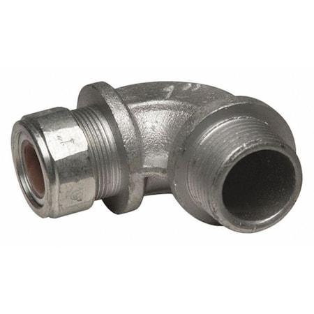 Conduit Fitting Cordgrip, 1 in, Liquid-Tight, Malleable Iron, Zinc Plated, Brown MPN:3796-1