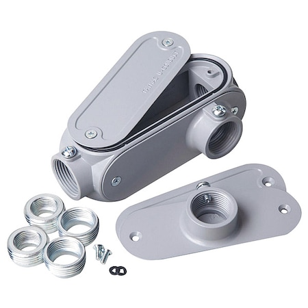Conduit Outlet Body, Aluminum, Trd Sz 1in MPN:UCB0100