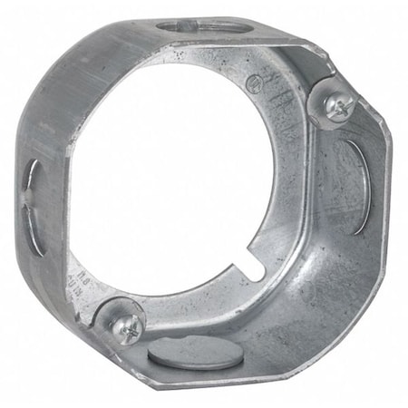 Electrical Box Hardware, 11.8 cu in, Octagon Box Type, Steel MPN:111