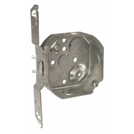 Electrical Box, 15.5 cu in, Octagon Box Type, Steel, Octagon Shape MPN:127TS