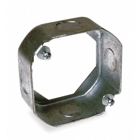 Extension Ring, 2 Gangs, Steel, Octagon Box Type MPN:128