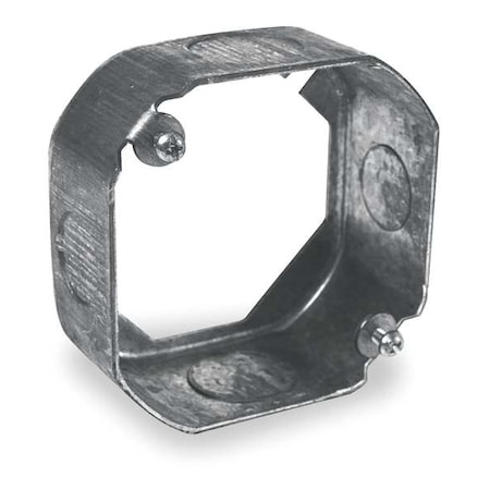 Extension Ring, 2 Gangs, Steel, Octagon Box Type MPN:130