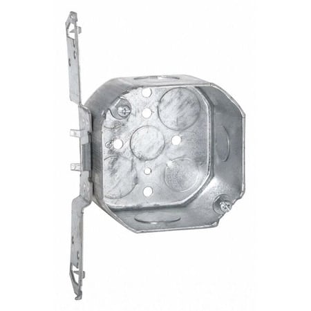 Electrical Box, 21.5 cu in, Octagon Box Type, Steel, Octagon Shape MPN:167TS