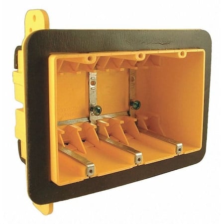 Electrical Box, 51 cu in, Vapor Barrier Box Box Type, 1 Gang, Steel MPN:2003FBAR