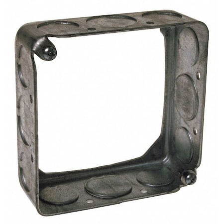 Extension Ring, 2 Gangs, Steel, Square Box Type MPN:202