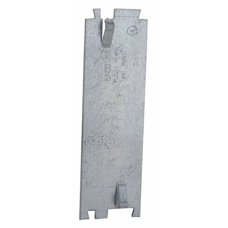 Cable Protection Plate, Pre-Galvanized Steel, Partition Box Type MPN:2713