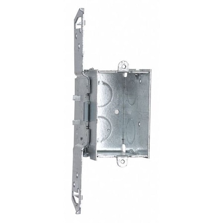 Electrical Box, 12.5 cu in, Switch Box Type, Steel, Rectangular Shape MPN:504