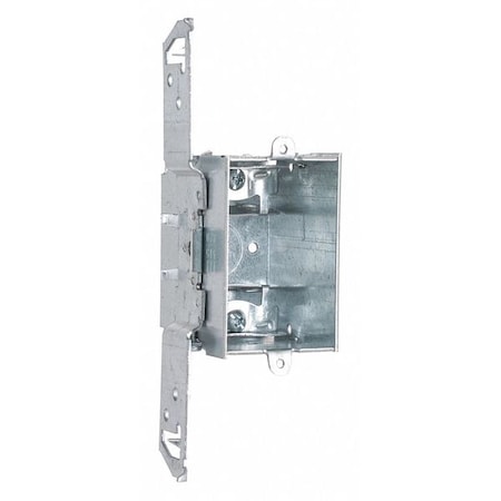 Electrical Box, 12.5 cu in, Switch Box Type, Steel, Rectangular Shape MPN:524