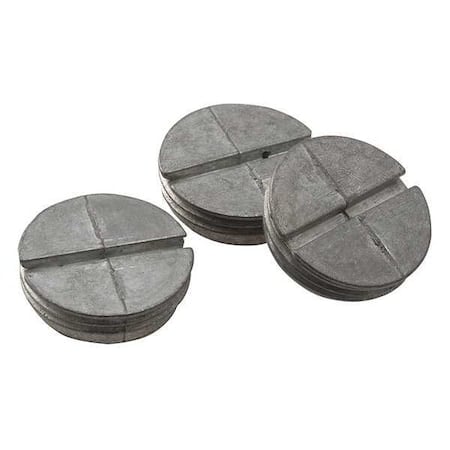 Closure Plug, 0 Gangs, Zinc, Floor Box Type MPN:5269-0