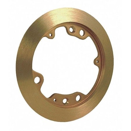 Electrical Box Cover, Round, Brass, Single Receptacle Cover MPN:6230