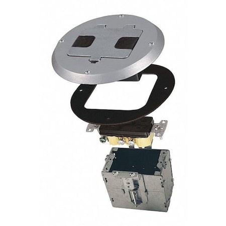 Electrical Box, 28 cu in, Ceiling Box Type, 1 Gang, Steel, Round Shape MPN:6239SS