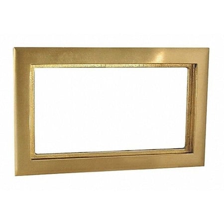 Box Cover, 3 Gang, Brass, Single Receptacle Cover Type MPN:6294