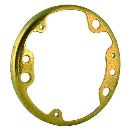 Box Cover, Floor Box Type, 0 Gang, Brass, Single Receptacle Cover Type MPN:6298