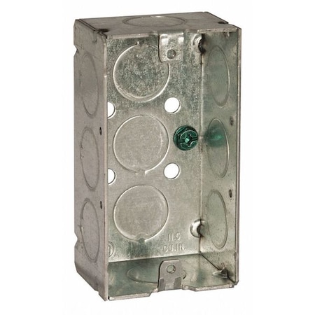 Electrical Box, 11.5 cu in, Handy Box Type, Steel, Rectangular Shape MPN:650CSA