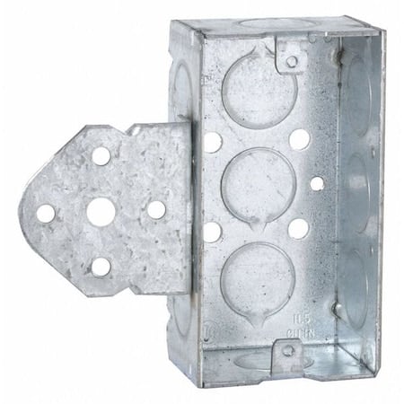 Electrical Box, 11.5 cu in, Handy Box Type, Steel, Rectangular Shape MPN:655
