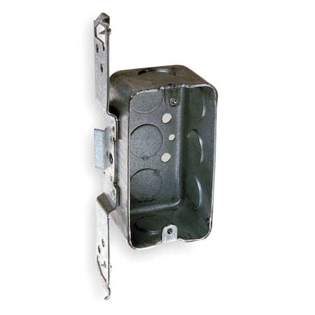Electrical Box, 13 cu in, Handy Box Type, 1 Gang, Galvanized Zinc, Rectangular Shape MPN:662