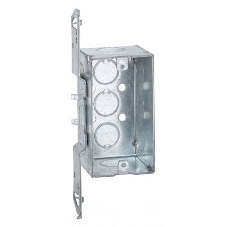 Electrical Box, 16.5 cu in, Handy Box Type, 1 Gang, Steel, Rectangular Shape MPN:678