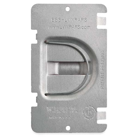 Box Cover, Square Box Type, 1 Gang, Galvanized Steel, Flat Cover Type MPN:701FD