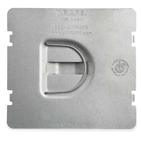 Box Cover, Square Box Type, 2 Gang, Galvanized Steel, Flat Cover Type MPN:702FD