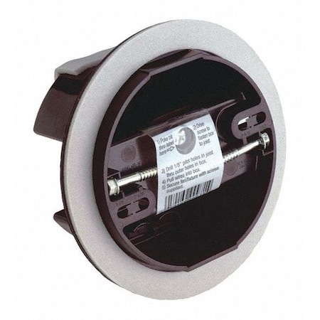 Electrical Box, 12.5 cu in, Ceiling Box Type, Noryl, Round Shape MPN:7120VB